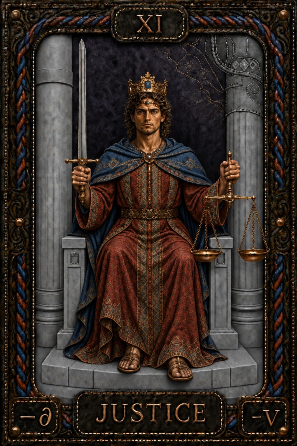 Justice — a Tarot card by Pavel Medvedev