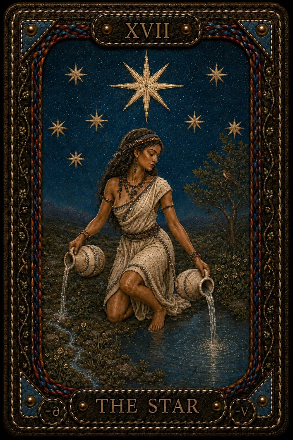 The Star — a Tarot card by Pavel Medvedev